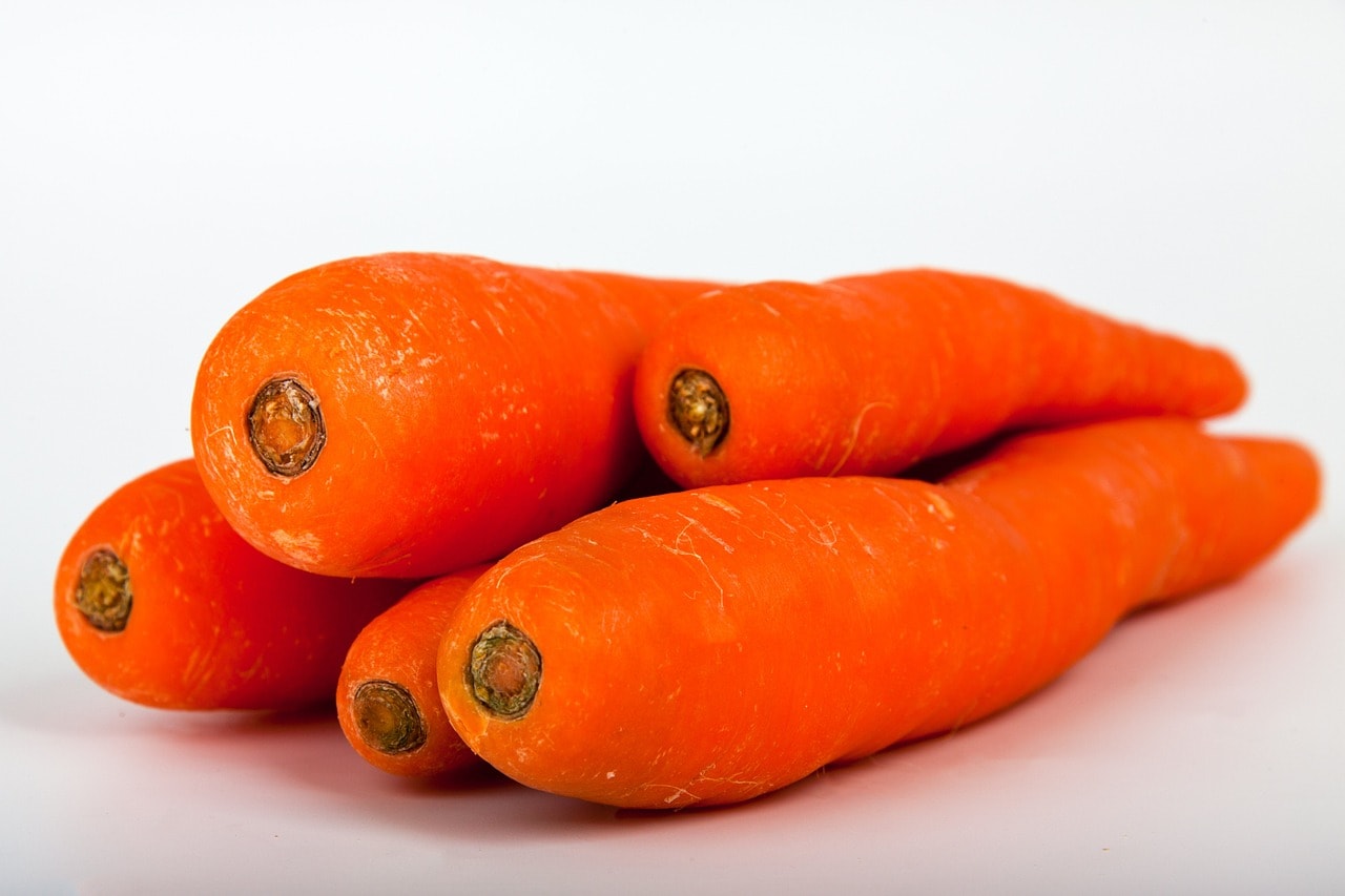 orange, carrots